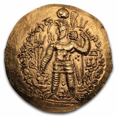 India Kushano-Sassanian Gold Dinar Hormizd I (265-295 AD) AU | eBay