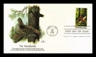 DR JIM STAMPS US COVER SAVE WOODLAND HABITATS FIRST DAY ISSUE FLEETWOOD