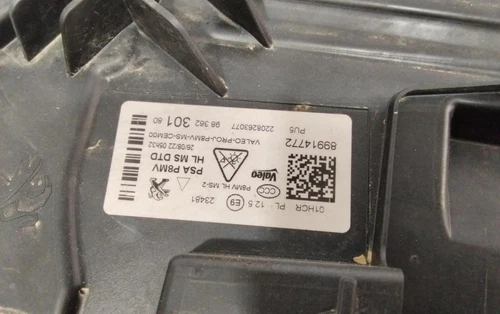 9836230180 Faro Derecho para PEUGEOT 3008 ALLURE PACK 2016 1806516 - Imagen 2 de 10