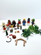 Playmobil Lot 35pc Palm Trees Blackbird Scarecrow Many Characters