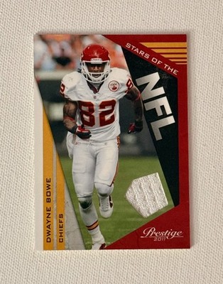 2011 Panini Prestige /250 Stars of the NFL Dwayne Bowe #19 MATERIALS Jersey SP