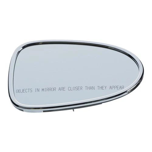 GENUINE BENTLEY Continental GTC 06-10 Convex Chrome Trim Mirror Glass 3W0857522H