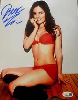 DANICA MCKELLAR SEXY SIGNED 8X10 PHOTO "THE WONDER YEARS" JSA COA METALLIC