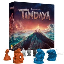 Tindaya Board Game w/ Miniatures Environmental Strategy Red Mojo NEW