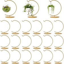 24 Pcs Ornament Display Stand 6 Inch Iron Hanging Stand Christmas Ornament US