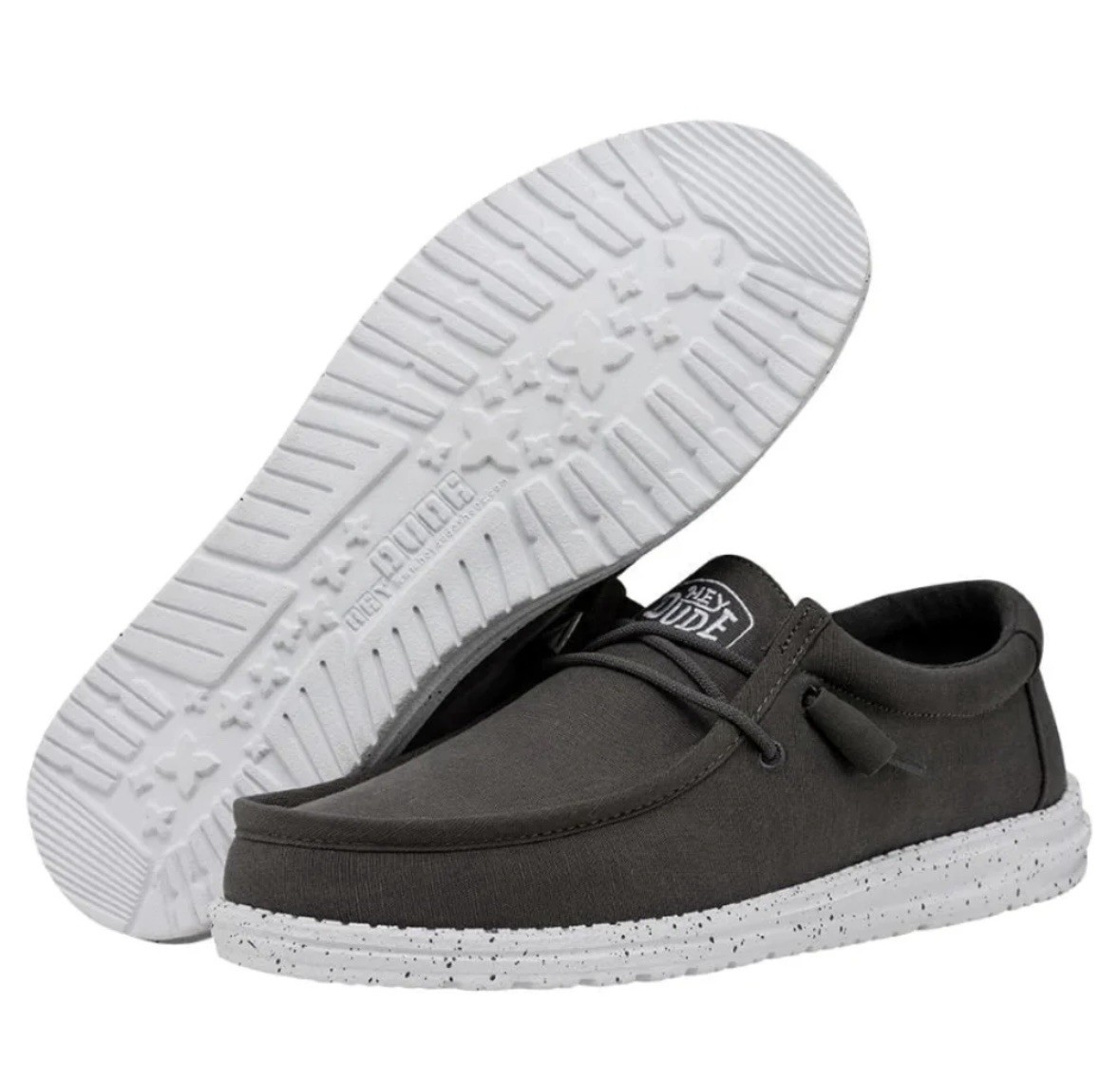 Hey Dude Wally Tri Knit Slip On Shoes Gray Black Comfort Lightweight Men’s 13 32344-DEFAULT-l.jpg main image 4