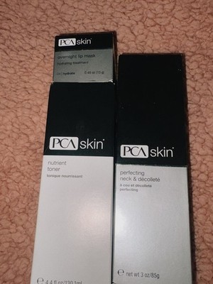 PCA Skin Bundle - Nutrient Toner, Neck & Décolleté, Lip Mask - CLEARANCE *READ*