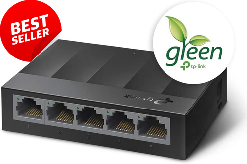 Litewave 5-Port Gigabit Ethernet Switch 10/100/1000Mbps RJ45 Auto-MDI/MDIX - Picture 2 of 12