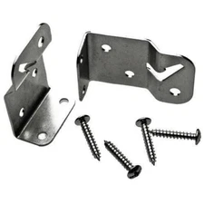 Roller Shade Universal Window Frame Mount Steel Brackets 2pack (1 pair~w/Screws)