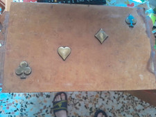 set scatola in legno carte poker + fiches