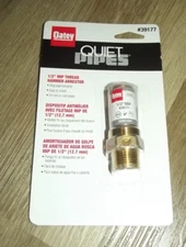 Oatey 1/2" Male Iron Pipe, Quiet Pipe Shock Absorber, Low Lead, 39177 New! T17