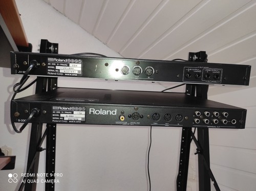 Roland JV 880 Synthesizer + S 330 Sampler + Monacor Rack + EXTRAS im Paket - Bild 14 von 17
