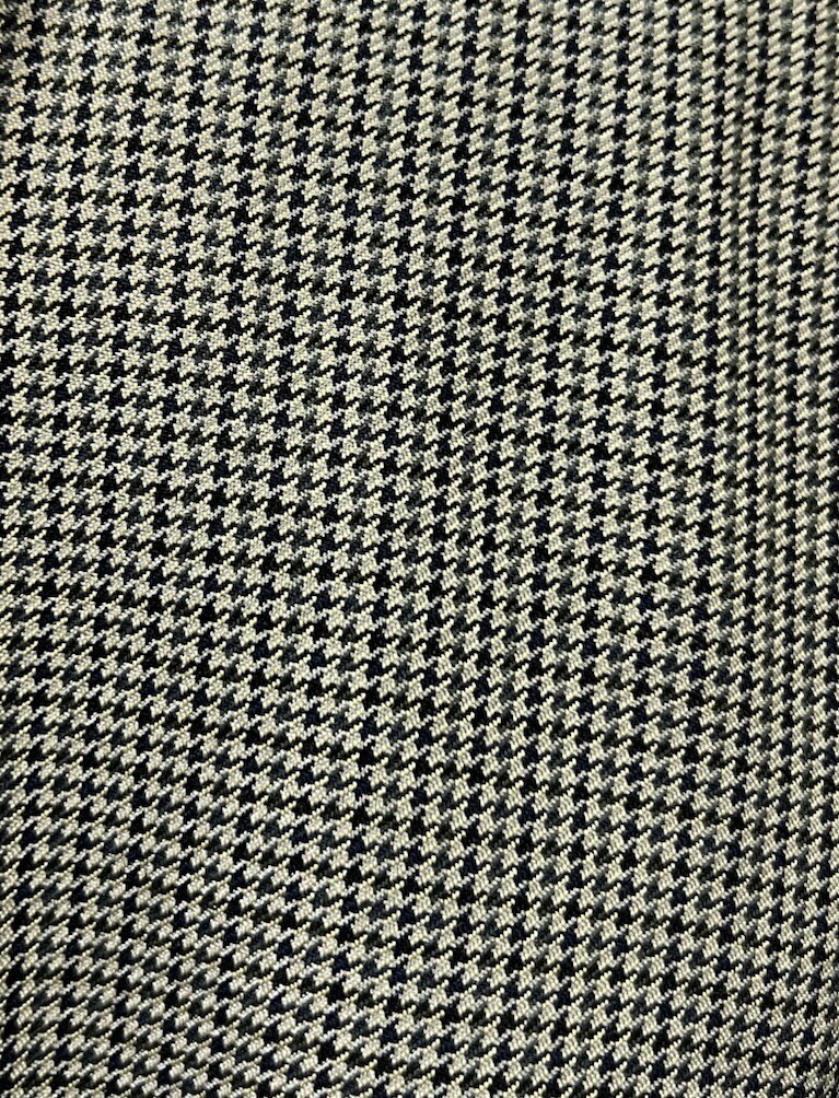 Hart Schaffner Marx Men's 42R Beige Black Houndstooth 2-Button Blazer Jacket