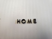 Metal Letters and Numbers Miniature 1/4 inch Straight Thin Font price per lette 