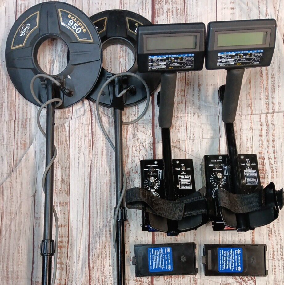 2 White’s Spectrum XLT Metal Detector As Is *PARTS REPAIR* FREE