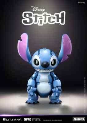 BLITZWAY CARBOTIX Stitch Disney Movable Figure Painted Robot H16cm 