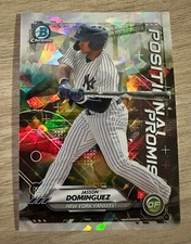 2021 Bowman Chrome Jasson Dominguez Positional Promise Atomic Refractor 034/150