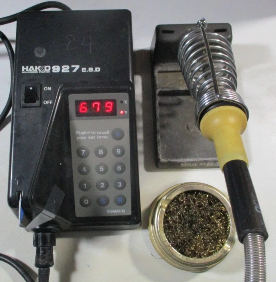 HAKKO 927 ESD DIGITAL SOLDERING STATION and 900 and 631 eBay