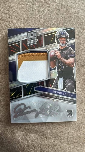 2024 Spectra #241 Devin Leary Auto Patch RC /60