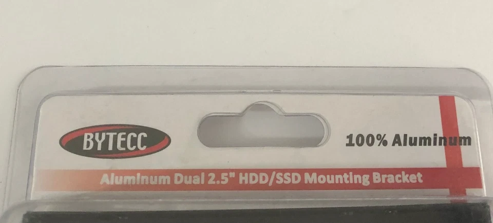 BYTECC Bracket-2500 Aluminum dual 2.5 In HDD/SSD Mounting Bracket For 3.5in Bay - Image 3 of 4