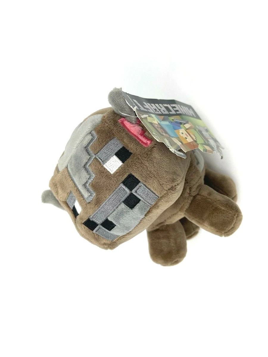 Minecraft Baby Cow Plush Brown Gray Pink Mojang Stuffed Animal Jinx Figure NWT
