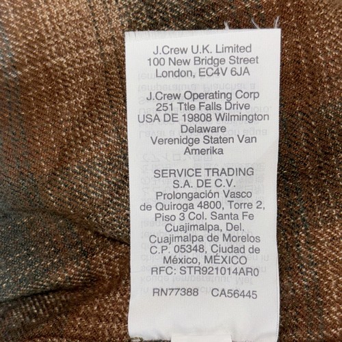 New J. Crew Olive Military Green Jacket Pockets Coat Button Down Corduroy Sz M - Picture 19 of 20