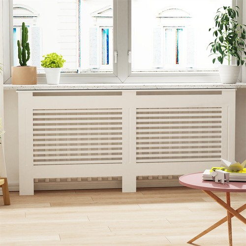101cm Hoch Heizungsabdeckung MDF Heizkörperverkleidung Heizungsverkleidung Weiß - Bild 3 von 15