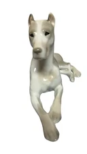 Lomonosov Porcelain Great Dane Dog Figurine Made in Russia