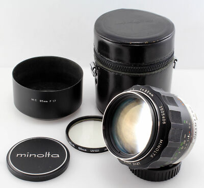 Minolta MC Rokkor- PF 85mm F/1.7 Lens - photodom. Shop minolta mc