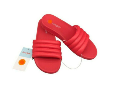 Cat Jack Shelby Slip-On Slide Sandals Girls Kids Size Coral