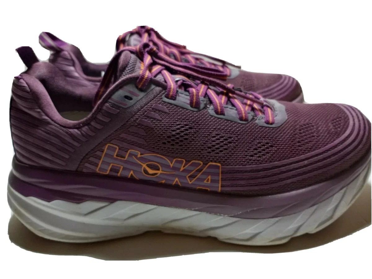 Womens Hoka One BONDI 6 size 7.5 Athletic Running Shoes 1019270