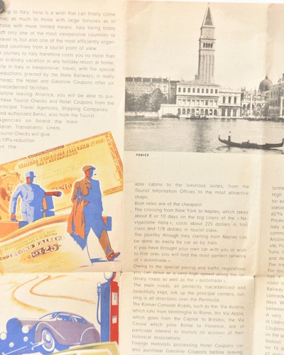 1939 Italy For Your Leisure Brochure-Pre-WWII Italian Tourism Promotion - Picture 4 of 8