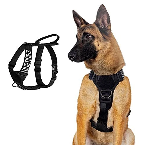 Dog Harness, No Pull Dog Harness, Lightweight Dog Harness Perfect for XL Black