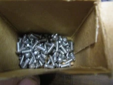 100 NOS Vintage Rockford 3-48 X 1/4" Steel Round Head Slotted Machine Screws USA