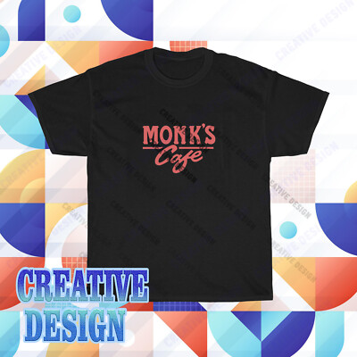 Seinfeld Monk's Cafe Logo T-Shirt Funny Size S to 5XL