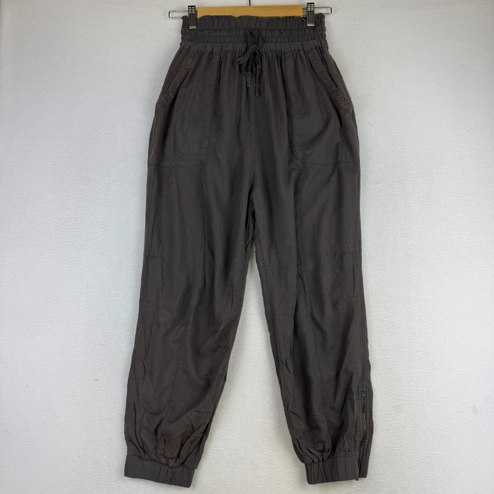 free-people-movement halfzies heram ankle capri orange pants