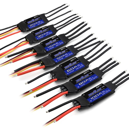 ZTW 32-Bit Beatles G2 20A/30A/50A/100A 2-6S SBEC Brushless ESC for RC Airplane - Picture 4 of 32