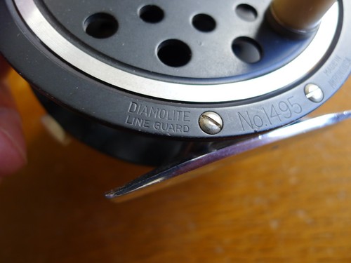 Carrete de pesca con mosca Diamolite vintage Pflueger Medalist 1495 hecho en EE. UU. - Imagen 8 de 20
