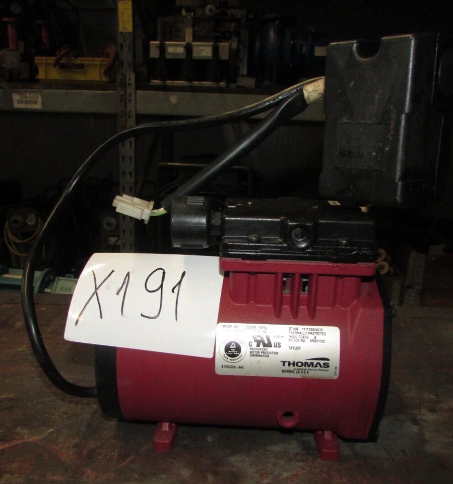 MODELO TAYLOR Nº 032129 - Compresor de aire SER2 Thomas 230V (X191) - Imagen 2 de 4