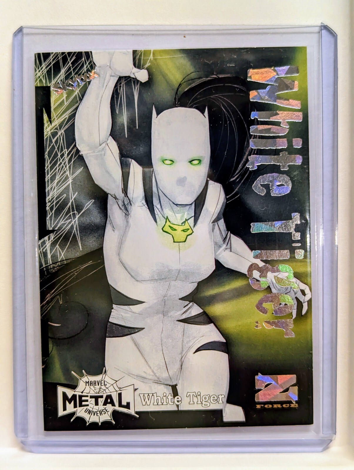 2022 Marvel Metal Universe Spider-Man Z-Force Amazing Rave 36/62 White Tiger Z48