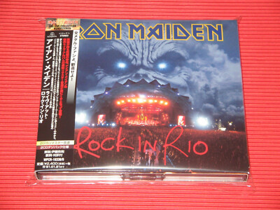 5GT IRON MAIDEN ROCK IN RIO JAPAN 2 DIGIPAK CD SET | eBay