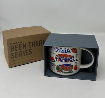 University of Florida Starbucks UF Gators Gainesville ''Been There Series'' Mug