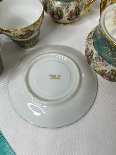 Vintage Japan Creamer Sugar Tea Cups And One Saucer - Picture 11 of 11