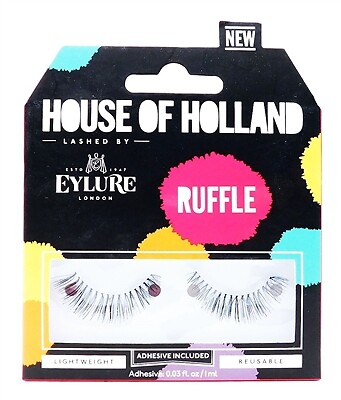 House of Holland Lashed by Eylure  Ruffle Flutter Nutter: eyelashes, adhesive...