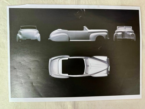 Modelos Brooklin 1941 Buick Roadmaster Phaeton BML21 patrón dibujos y notas - Imagen 7 de 9