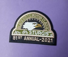 2021 Official Sturgis, SD 81st Harley Davidson MC Rally Jacket/Vest Patch