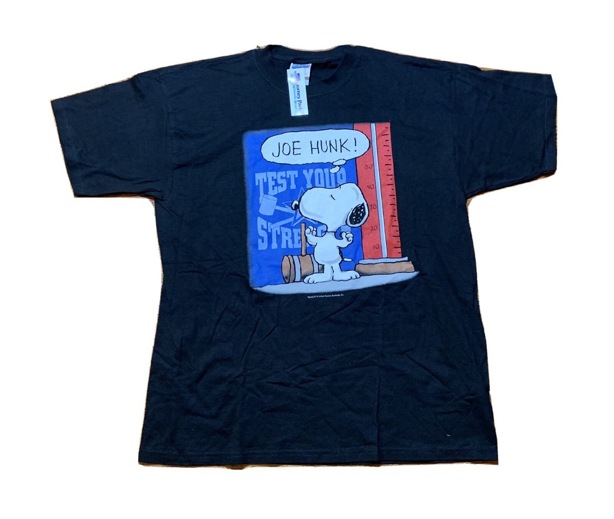 NWT Dorney Park snoopy Joe Hunk t shirt amusement park Ride | eBay
