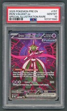 Pokemon Cards - PSA 10 Iron Valiant EX 157/131 -  Prismatic Evolutions - GEM MT