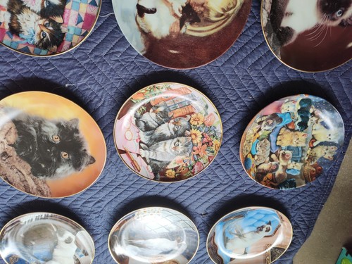 Cat Collectors Plates SET OF 40 Varieties - Picture 11 of 23