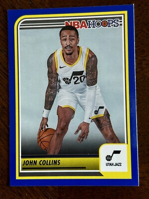 【192】 NBA カード John Collins RC auto 299シリ 2023-24 Panini NBA Hoops John Collins BLUE #78 Utah Jazz | eBay